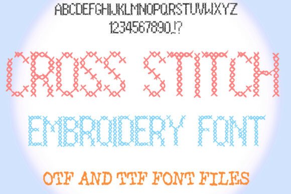 Cross Stitch Embroidery and the Art of Handwritten Lettering