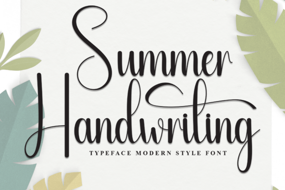 Embracing the Warmth of Summer Handwriting in Modern Design