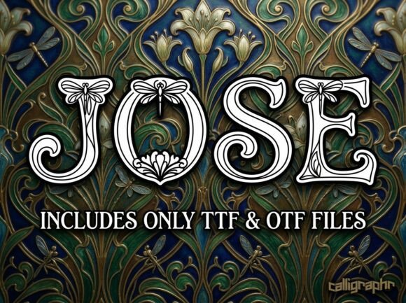 Jose: A Bold and Artistic Display Font for Creative Projects