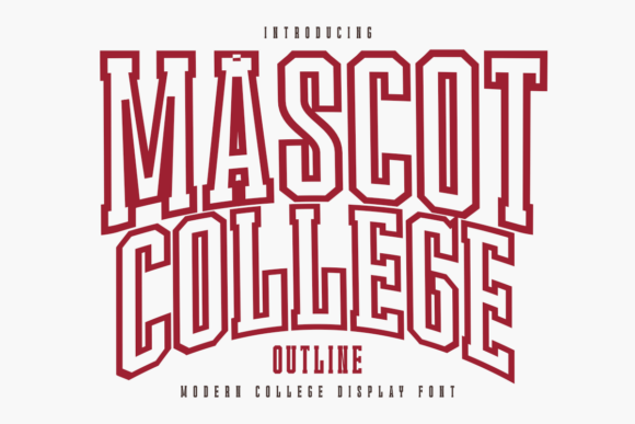 Mascot College Outline: A Bold Choice for Modern Design Projects