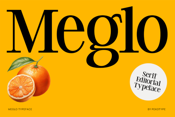 Meglo: A Modern Serif Font for Elegant Design
