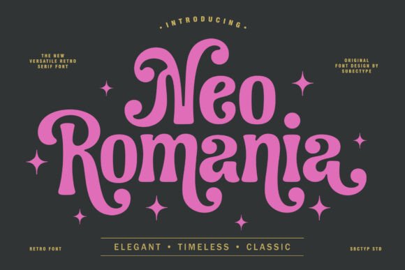 Neo Romania: A Timeless Serif Font for Modern Design