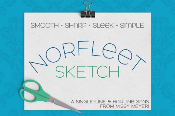 Norfleet Sketch Single Line