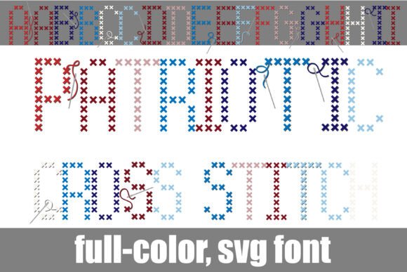 Patriotic Cross Stitch: A Unique Blend of Tradition and Digital Craftsmanship