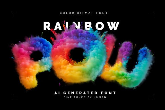 Rainbow Pow: A Bold New Font for Creative Expression