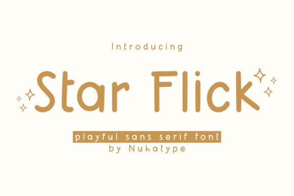 Star Flick: The Art of Minimalist Typography in Everyday Creations