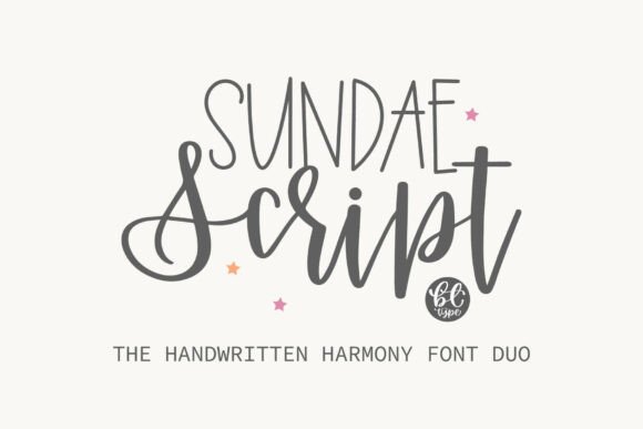 Sundae Script Duo: A Sweet Pairing for Creative Projects