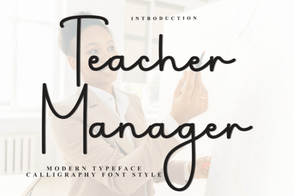 Teacher Manager: A Festive Font for Holiday Creativity