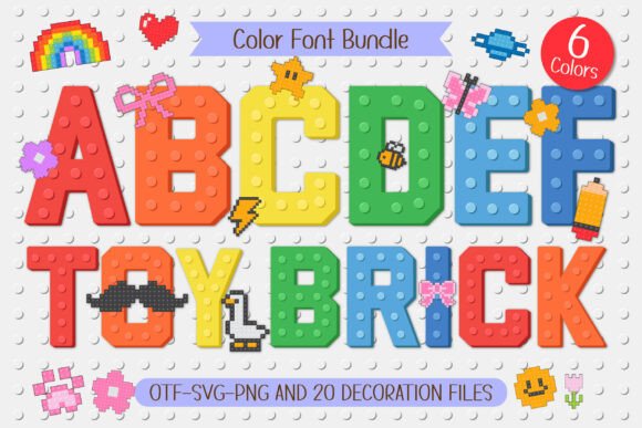 Toy Brick: A Playful Font for Creative Projects