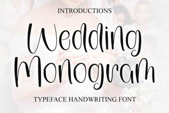 Wedding Monogram: A Stylish Script for Every Project