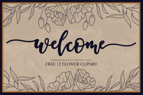 Welcome Script: A Handwritten Touch for Creative Expression